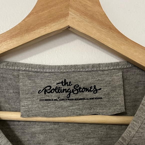 The Rolling Stones grey tank summer top North American 1981 tour - Picture 4 of 5
